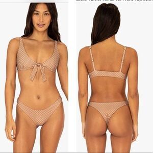 B Swim by Elizabeth Turner Womens Annie Top & Evan Bottom 2 Piece Swimsuit Sz S